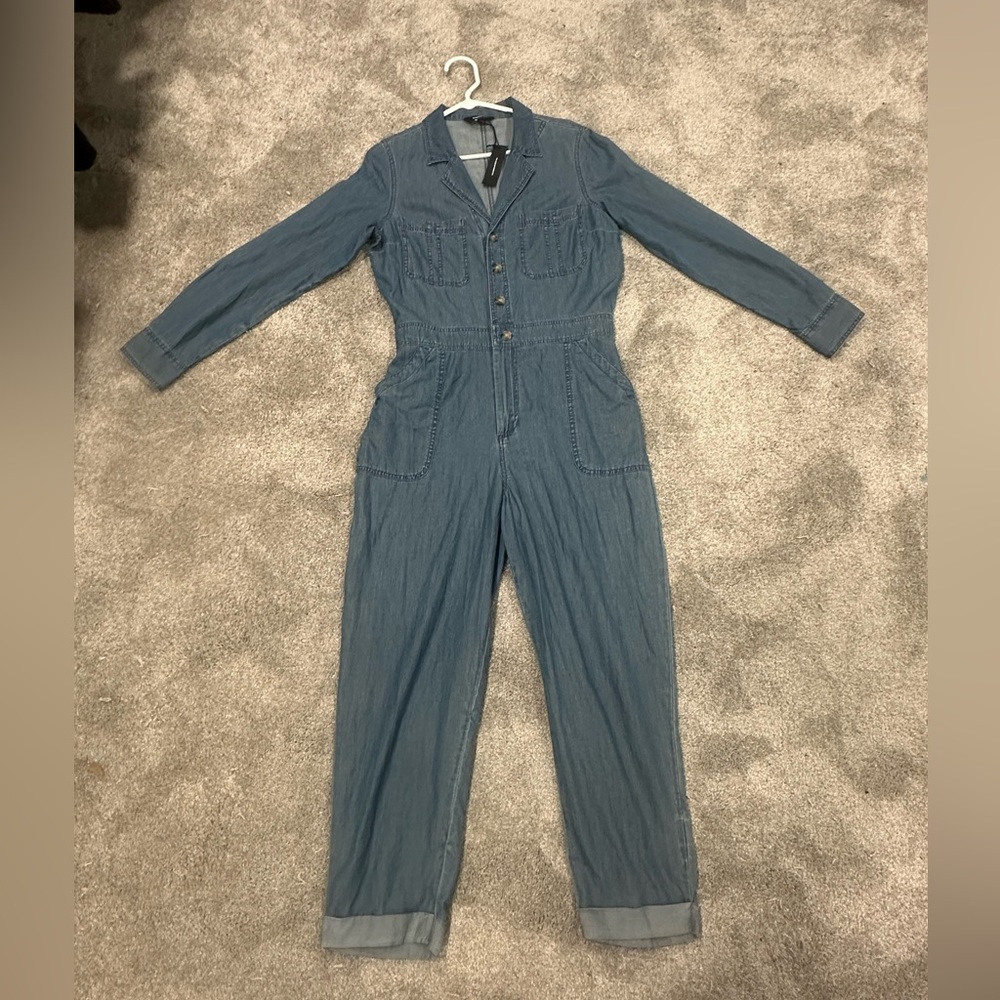 Express denim jumpsuit size Medium